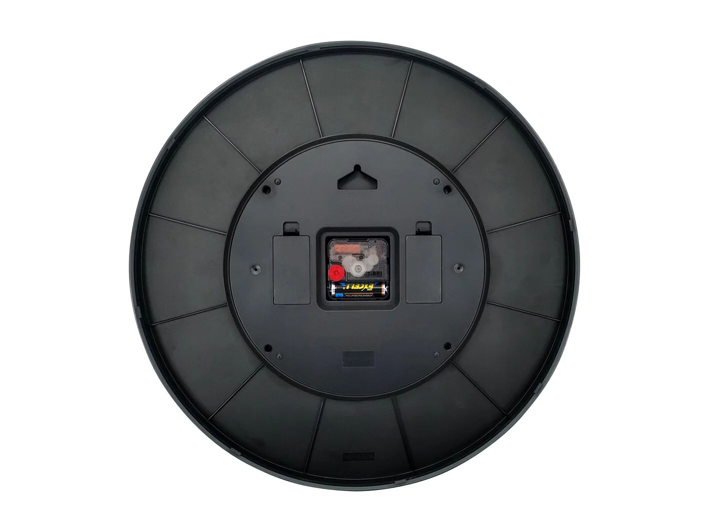 Horloge murale à engrenages ouverts - 40 x 5,66 x 40 cm - Bleu