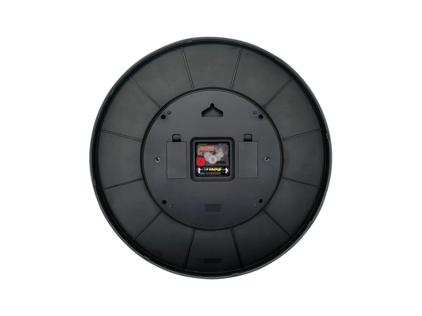 Horloge murale à engrenages ouverts - 40 x 5,66 x 40 cm - Jaune