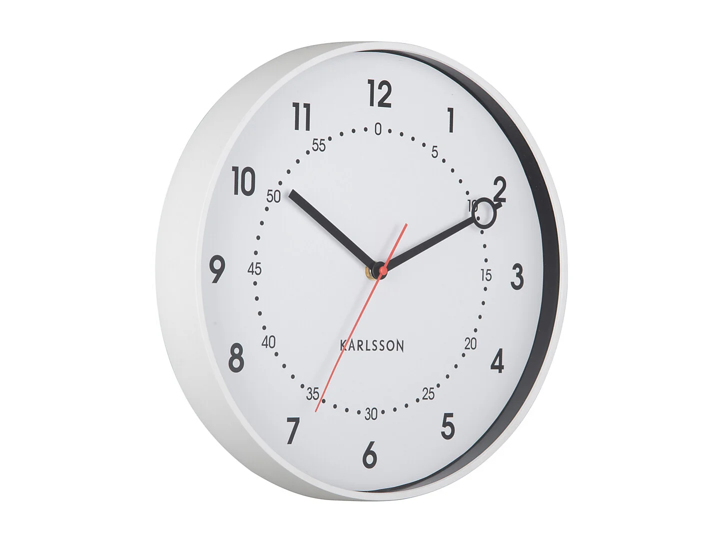 Horloge murale Fresco - 31,5 x 31,5 x 31,5 cm - Blanc