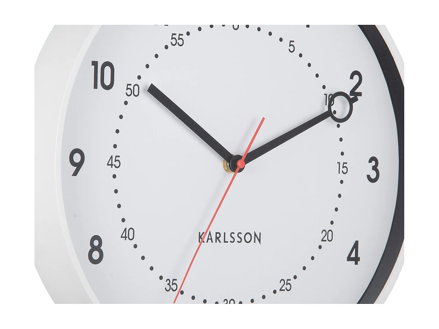 Horloge murale Fresco - 31,5 x 31,5 x 31,5 cm - Blanc