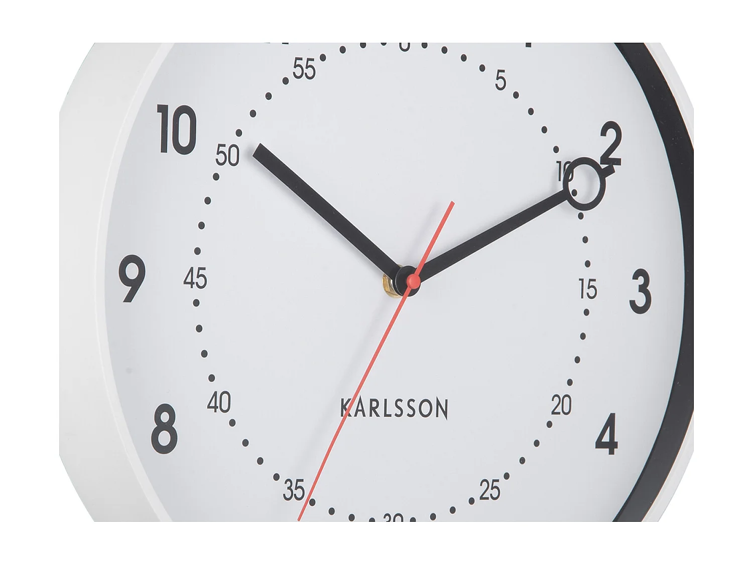 Horloge murale Fresco - 31,5 x 31,5 x 31,5 cm - Blanc