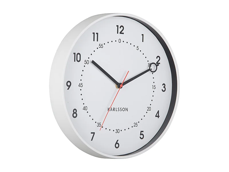 Wandklok Fresco  - 31.5x31.5x31.5 cm - Wit