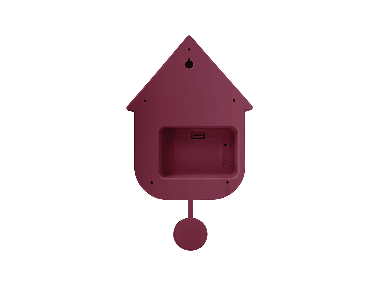 Horloge murale moderne Coucou Oro - 8,5 x 21,5 x 41 cm - Violet