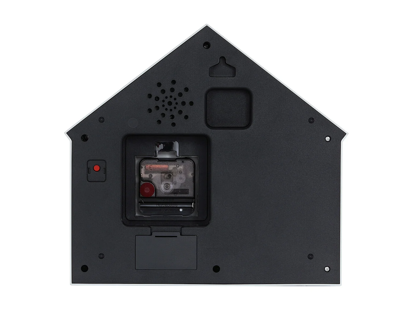 Horloge murale Chat assis - 24,9 x 24,9 x 27 cm - Vert