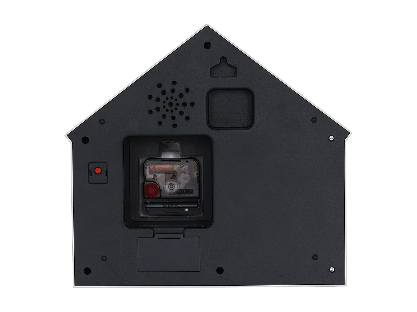 Horloge murale Chat assis - 24,9 x 24,9 x 27 cm - Jaune