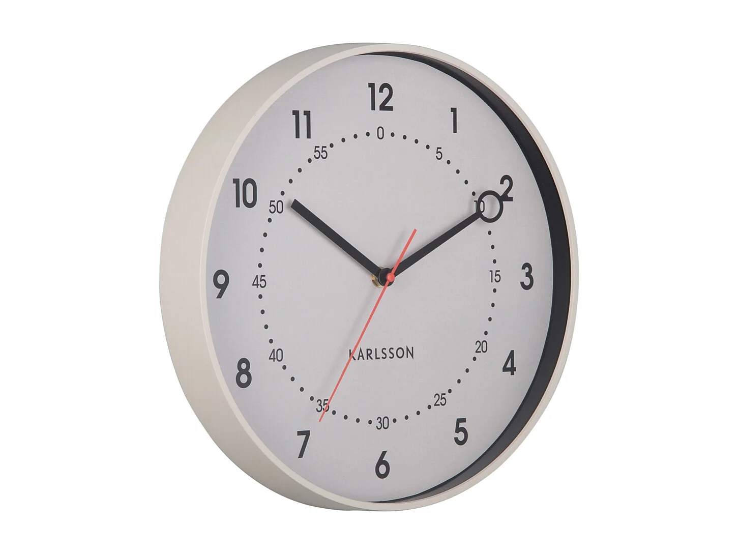 Horloge murale Fresco - 31,5 x 31,5 x 31,5 cm - Gris