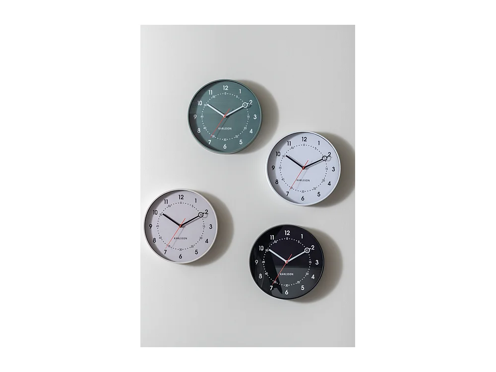Horloge murale Fresco - 31,5 x 31,5 x 31,5 cm - Gris