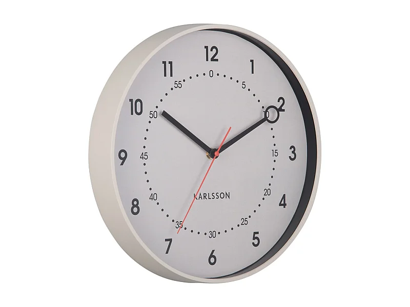 Wandklok Fresco  - 31.5x31.5x31.5 cm - Grijs