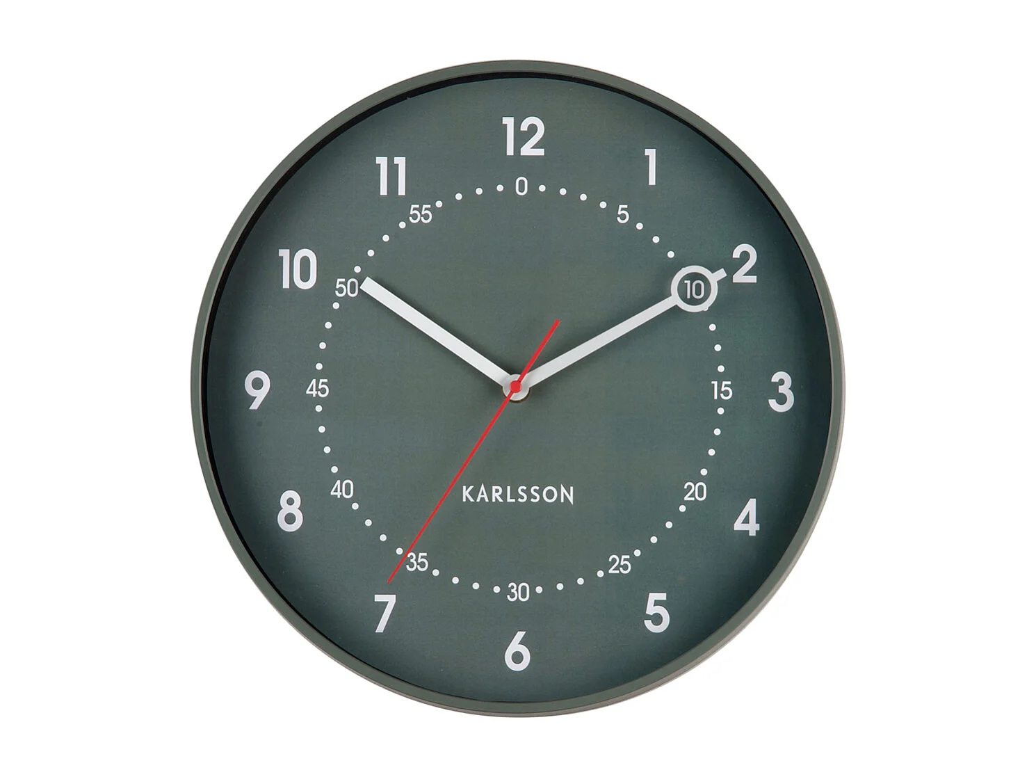 Horloge murale Fresco - 31,5 x 31,5 x 31,5 cm - Vert