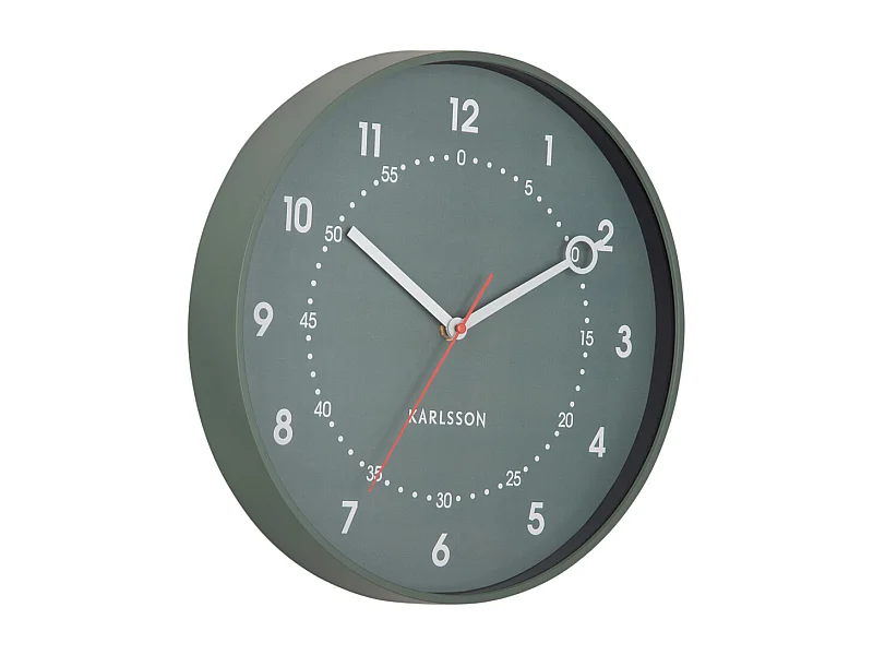 Horloge murale Fresco - 31,5 x 31,5 x 31,5 cm - Vert