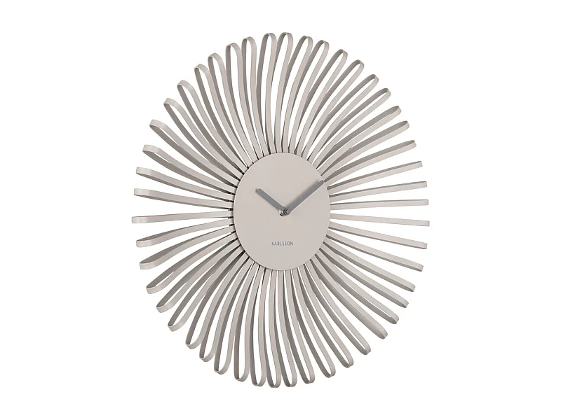 Wandklok Polo  - 48x7.8x48 cm - Grijs