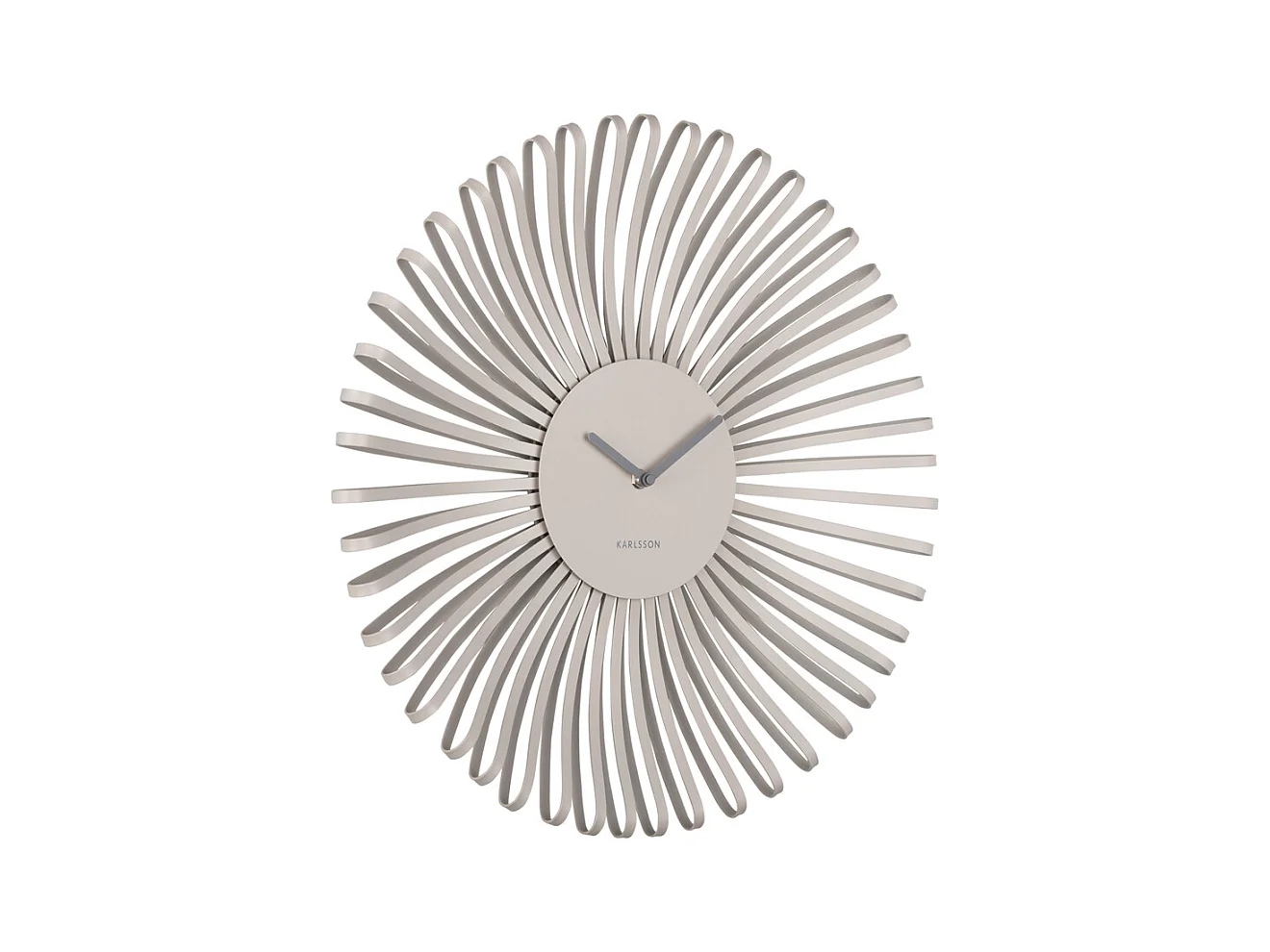 Horloge murale Polo - 48x7,8x48 cm - Gris