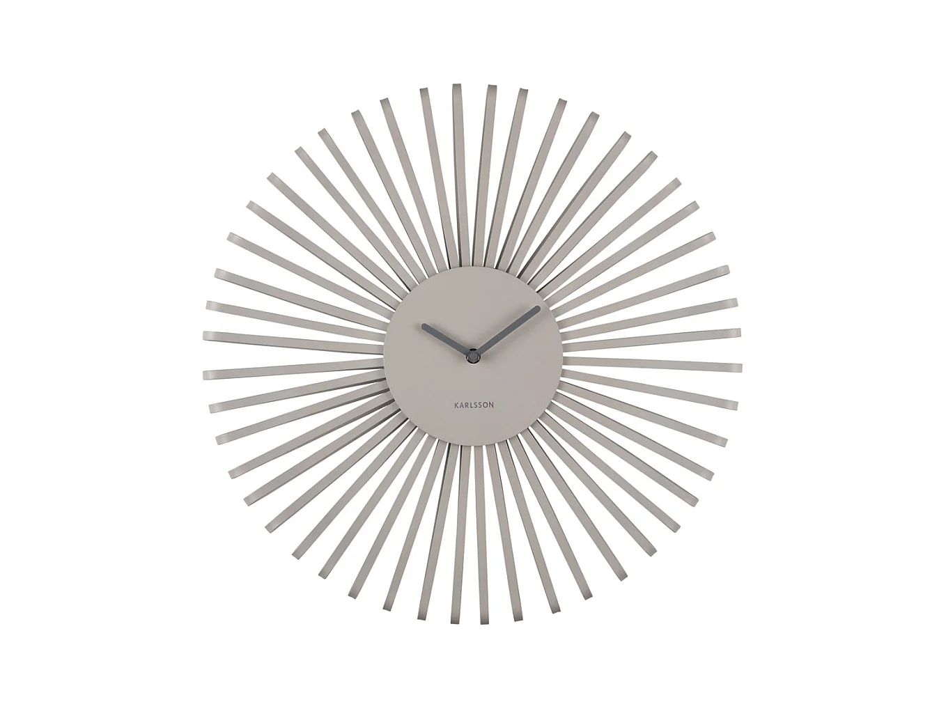 Horloge murale Polo - 48x7,8x48 cm - Gris