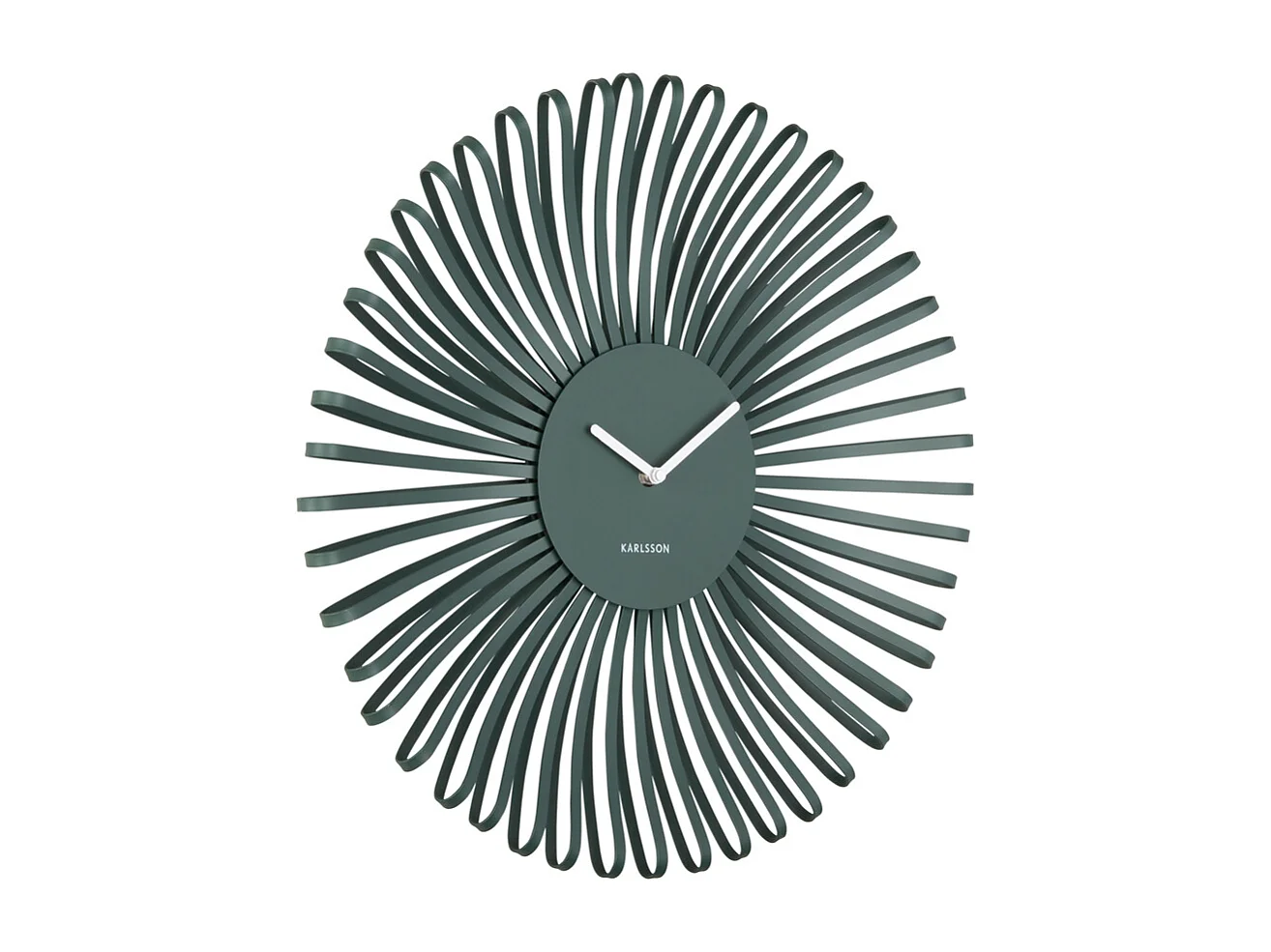 Horloge murale Polo - 48x7,8x48 cm - Vert