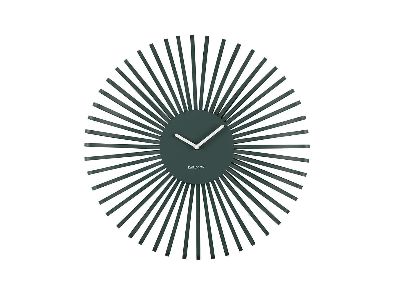 Horloge murale Polo - 48x7,8x48 cm - Vert