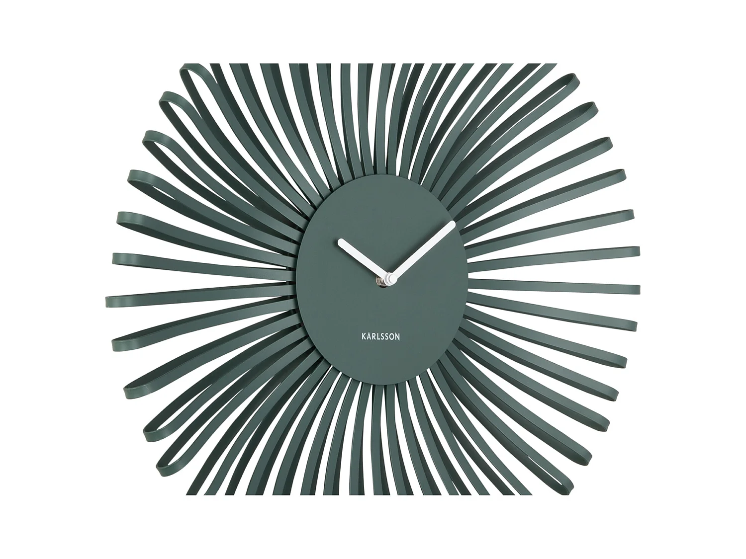 Horloge murale Polo - 48x7,8x48 cm - Vert