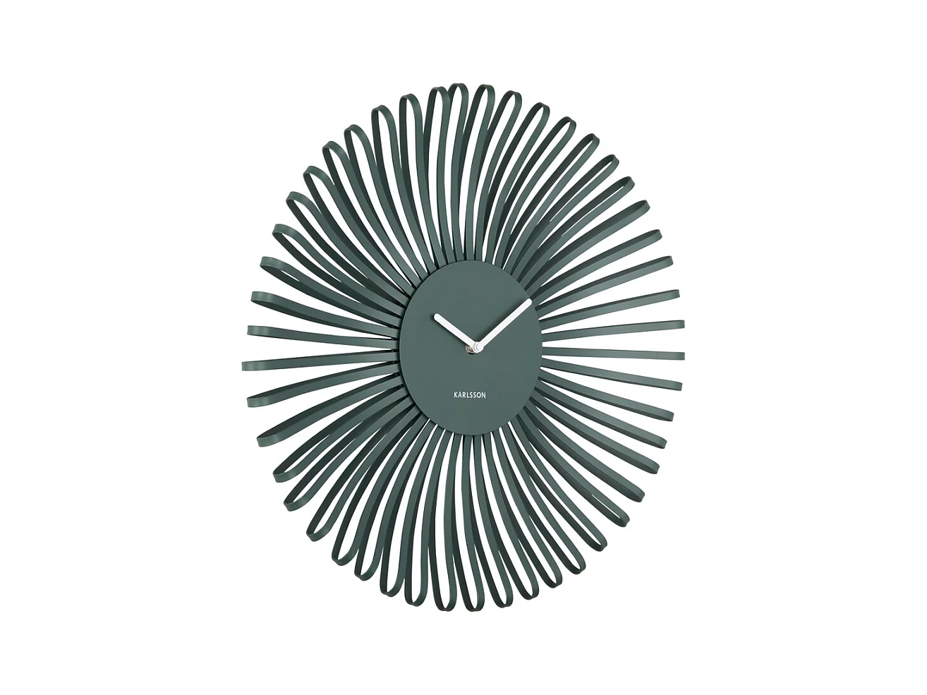Horloge murale Polo - 48x7,8x48 cm - Vert