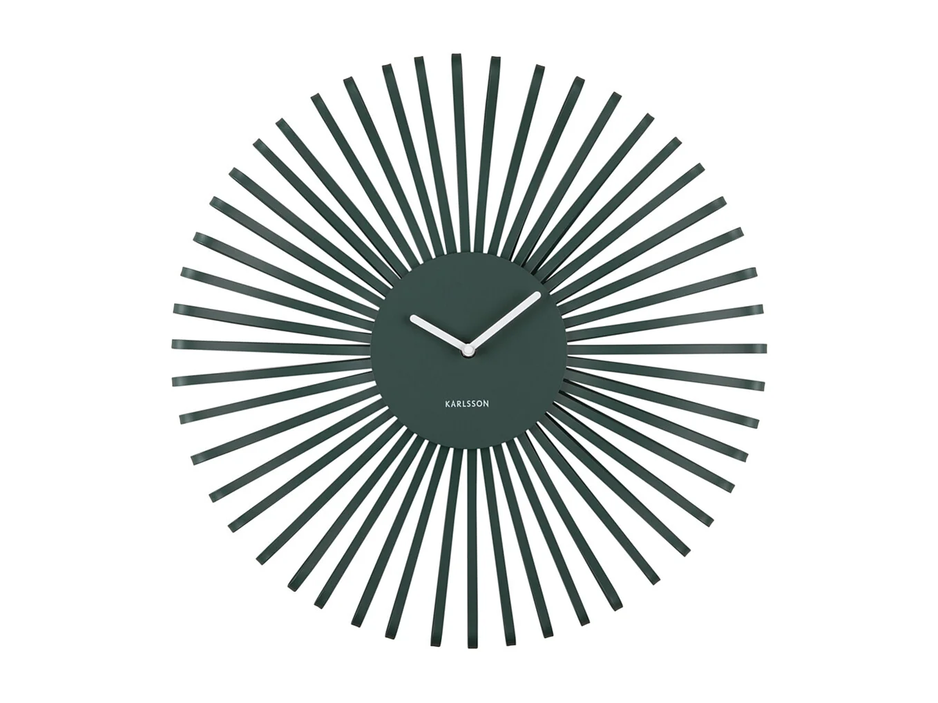 Horloge murale Polo - 48x7,8x48 cm - Vert