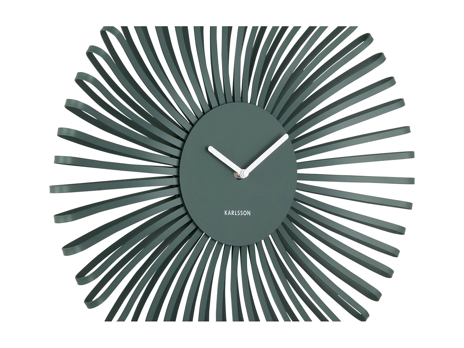 Horloge murale Polo - 48x7,8x48 cm - Vert