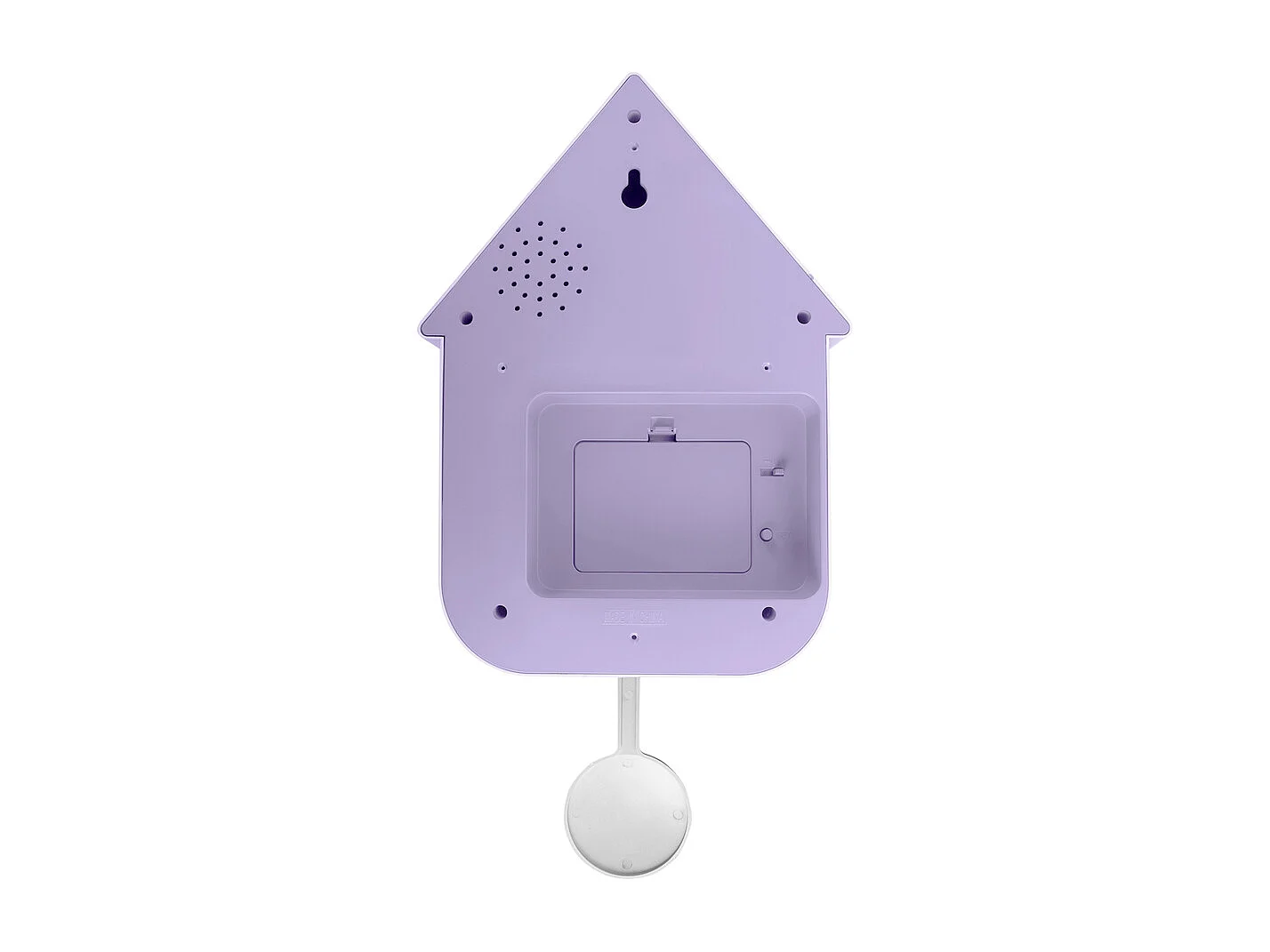 Horloge murale Dupla Color Cuckoo - 21,5x21,5x41,5 cm - Violet