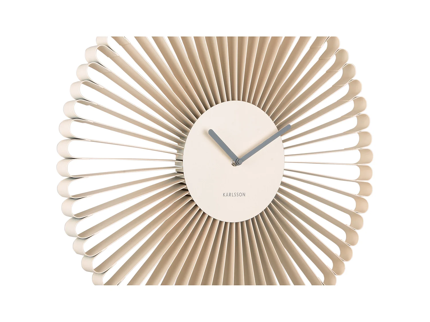 Horloge murale Cascara - 50x4x50 cm - Blanc