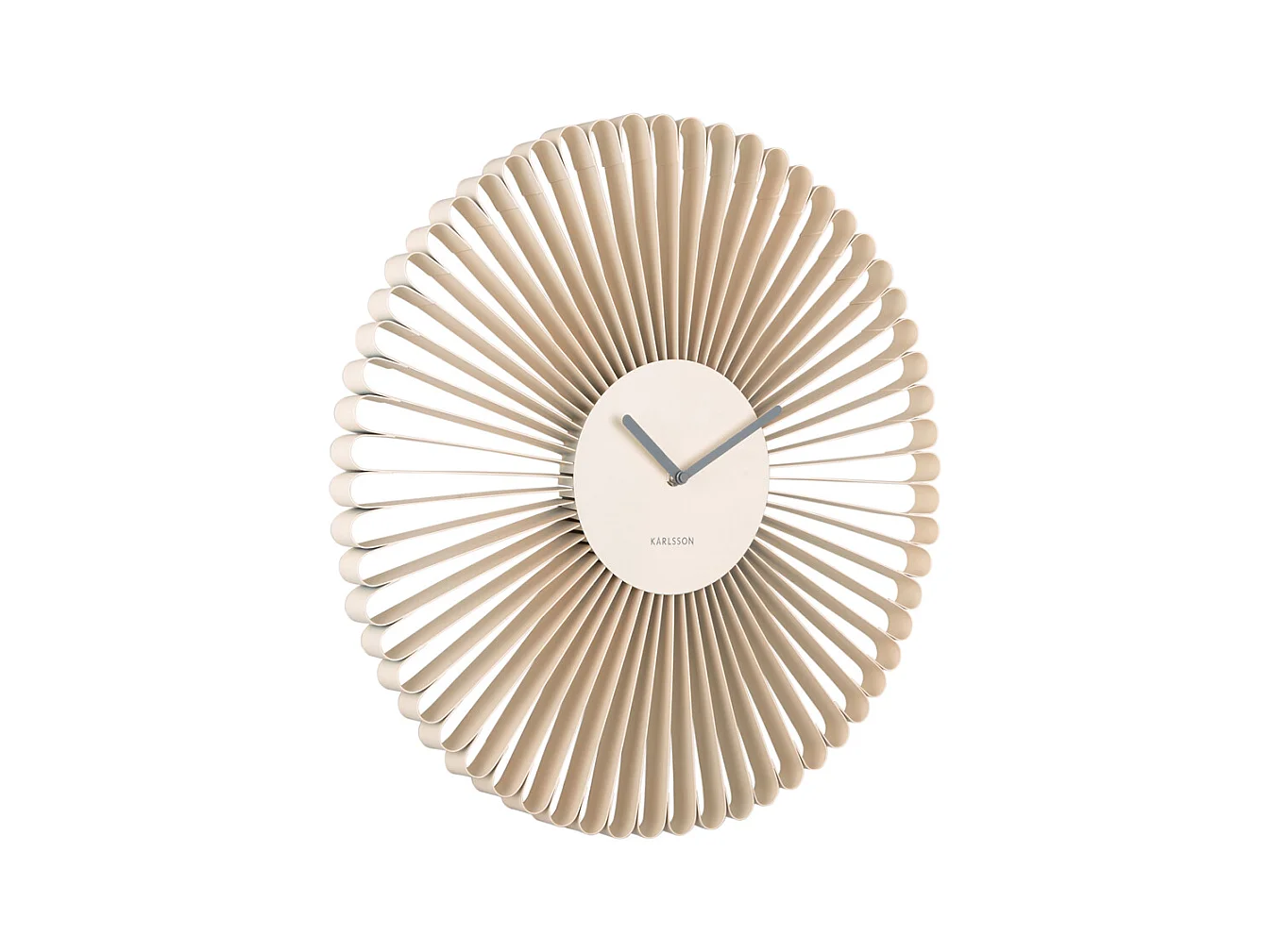 Wandklok Cascara  - 50x4x50 cm - Wit