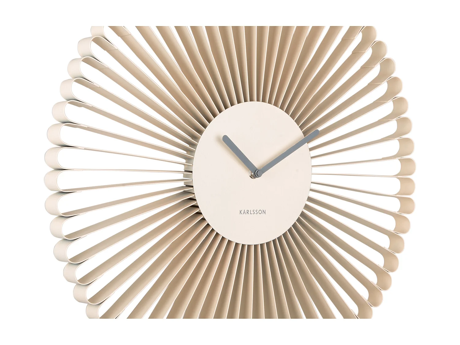 Horloge murale Cascara - 50x4x50 cm - Blanc