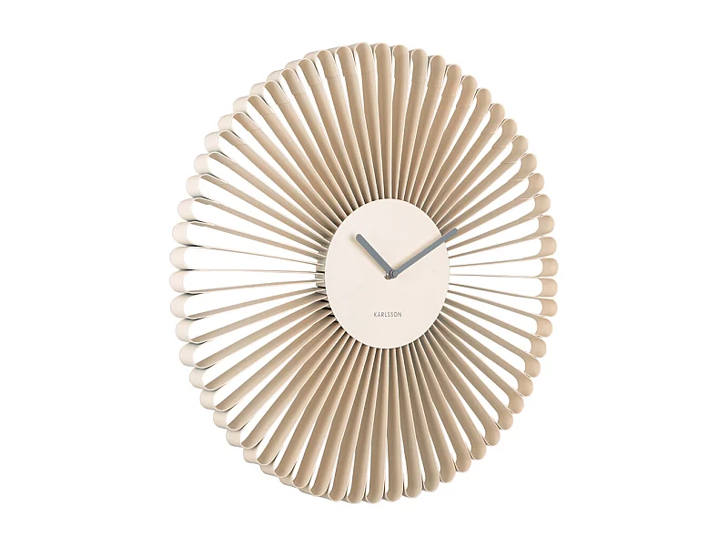 Horloge murale Cascara - 50x4x50 cm - Blanc