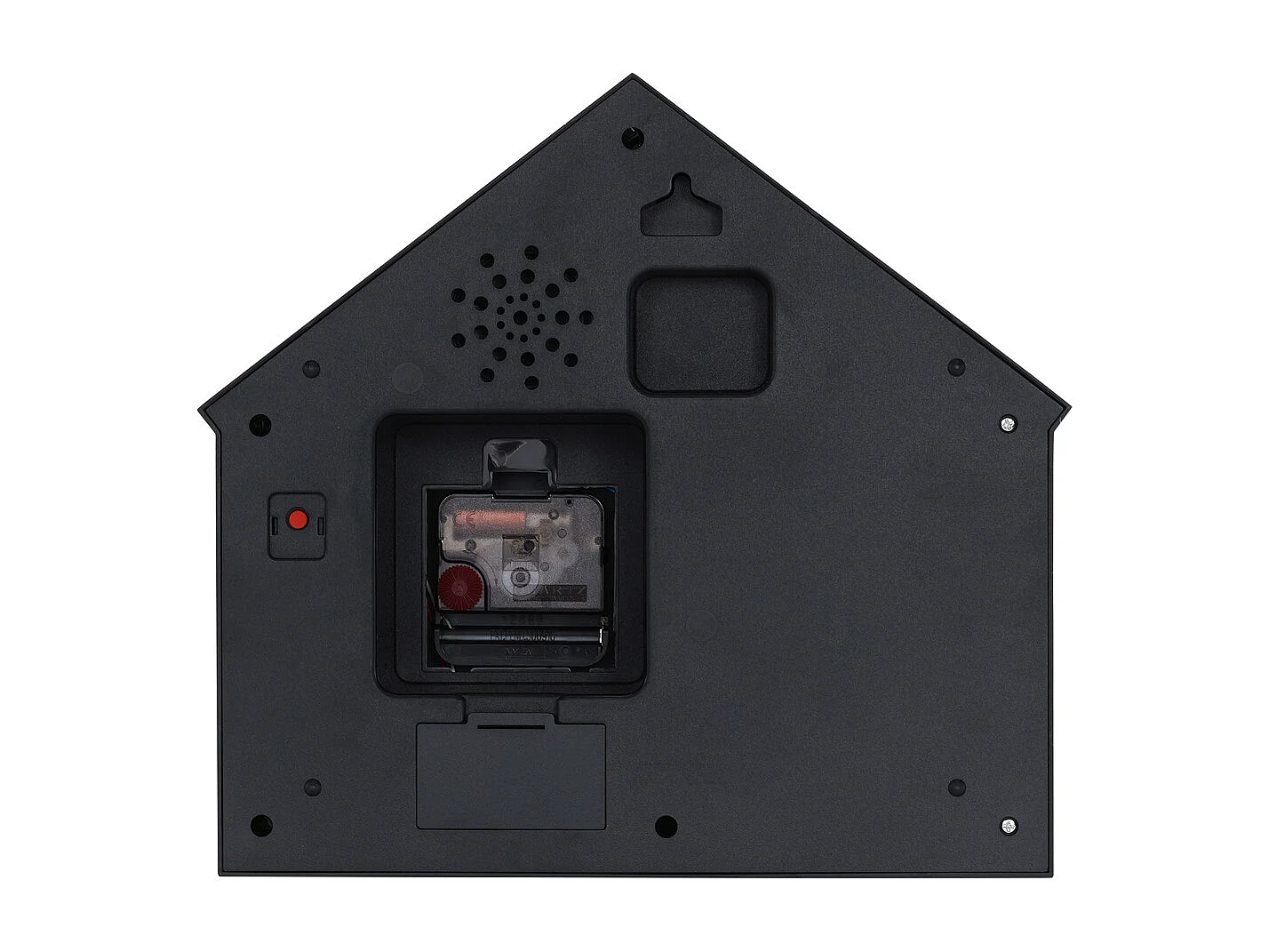 Horloge murale « Peeking Dog » - 24,9 x 24,9 x 27 cm - Noir