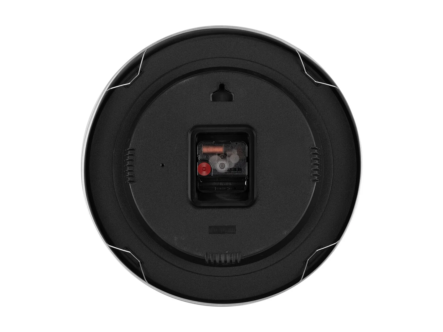 Horloge murale rétro tendance - 4 x 30 x 30 cm - Orange