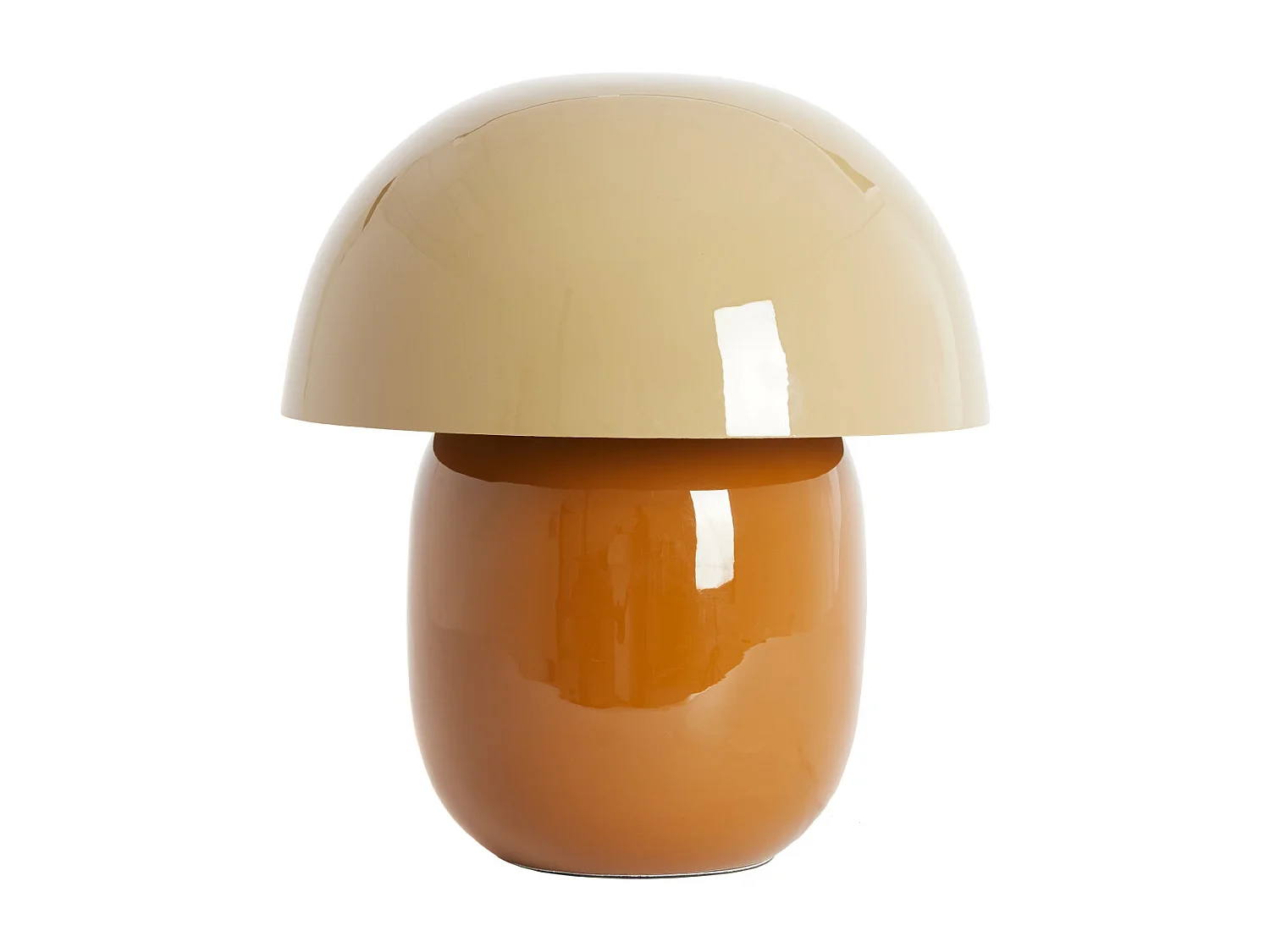 Tafellamp MIMOSA - Ø30x34 cm - Bruin