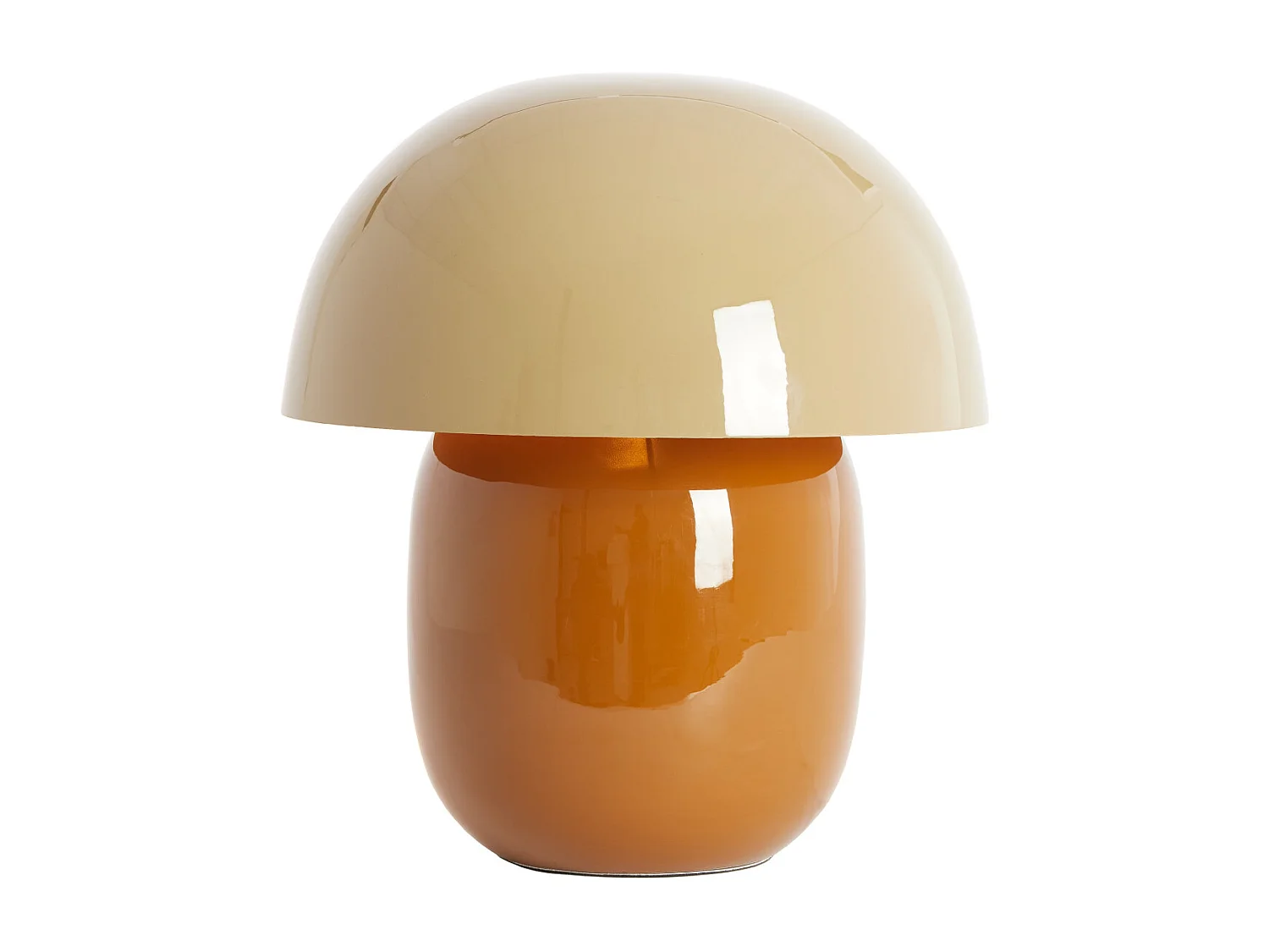 Tafellamp MIMOSA - Ø30x34 cm - Bruin