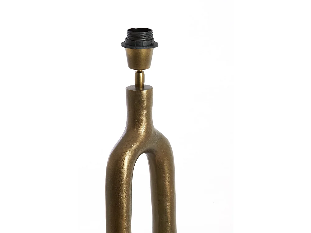 Pied de lampe ELRIC - 15x11,5x50 cm - Doré