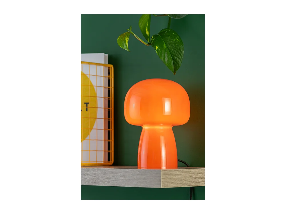 Lampe de table Fervor - 15x15x20 cm - Orange