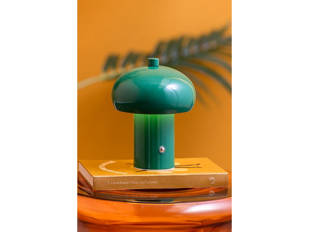 Lámpara de mesa LED Retro Seta - Verde retro