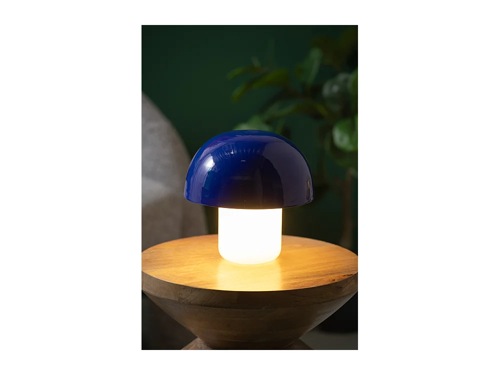 Lampe de table Nuevo Mini Mushroom - 20x20x20 cm - Bleu