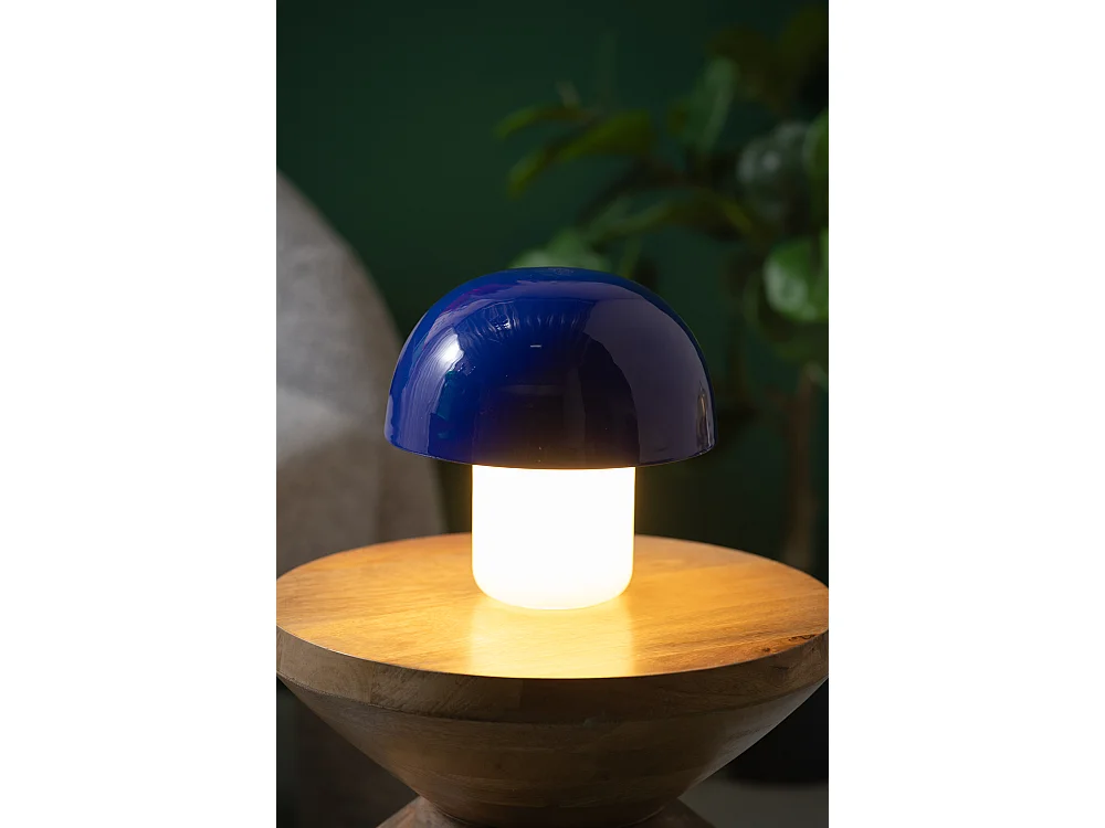 Lampe de table Nuevo Mini Mushroom - 20x20x20 cm - Bleu