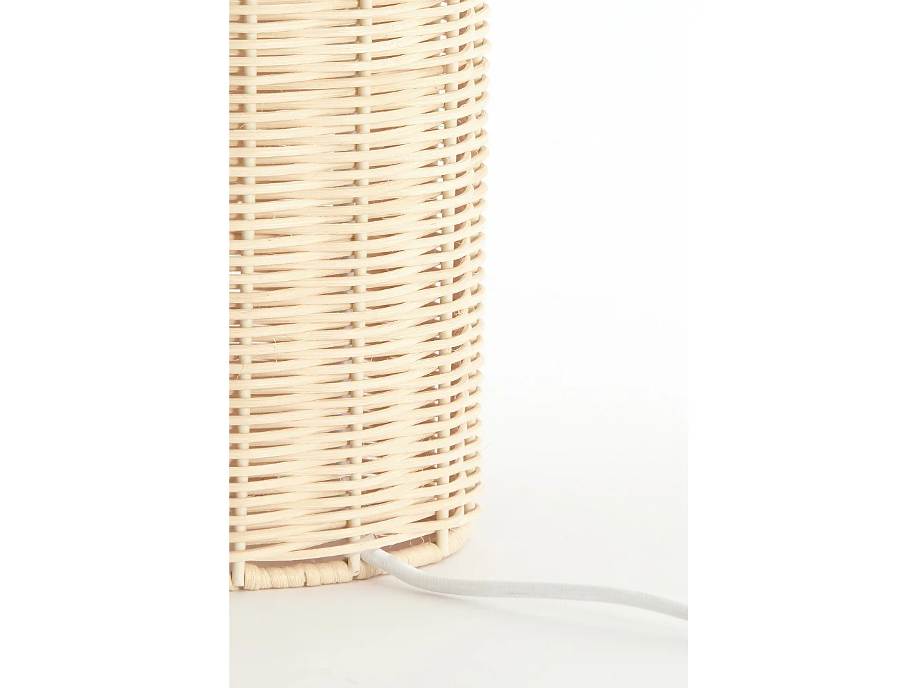 Lampe de table MANDOR - Ø28,5x60 cm - Marron