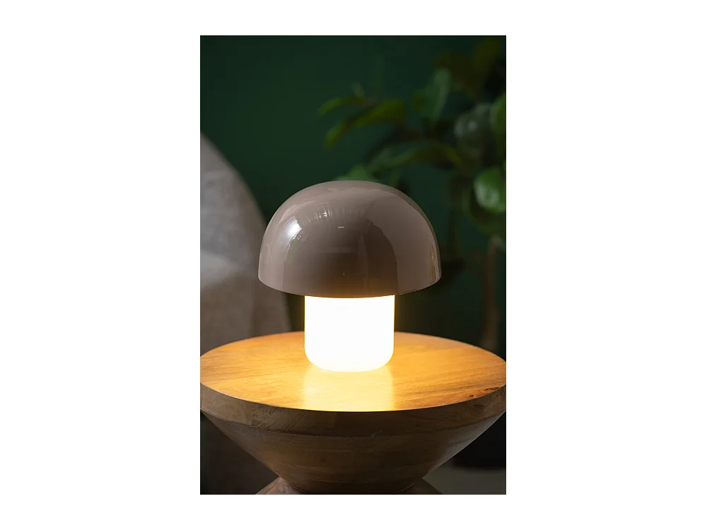 Lampe de table Nuevo Mini Mushroom - 20x20x20 cm - Gris