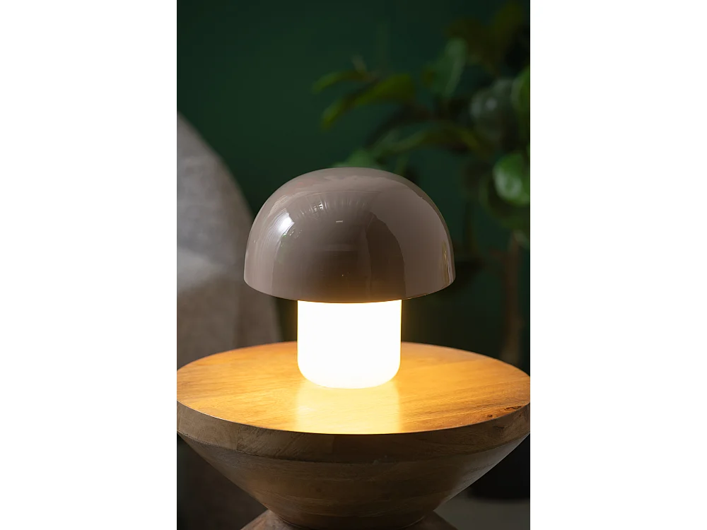 Lampe de table Nuevo Mini Mushroom - 20x20x20 cm - Gris