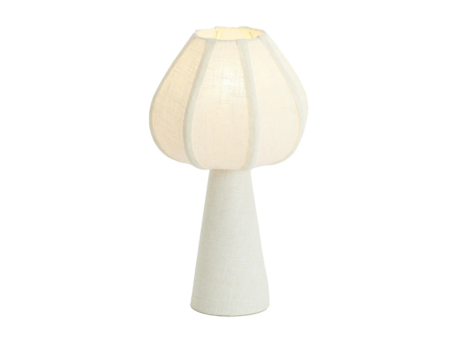 Lampe de table SORELLA - Ø23x40 cm - Blanc