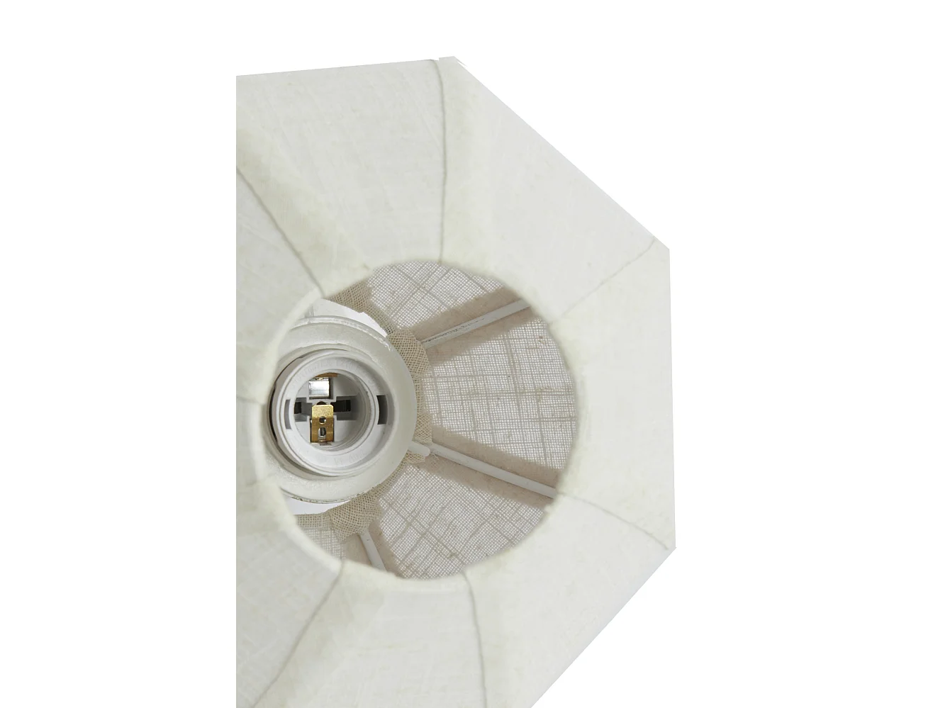 Lampe de table SORELLA - Ø23x40 cm - Blanc