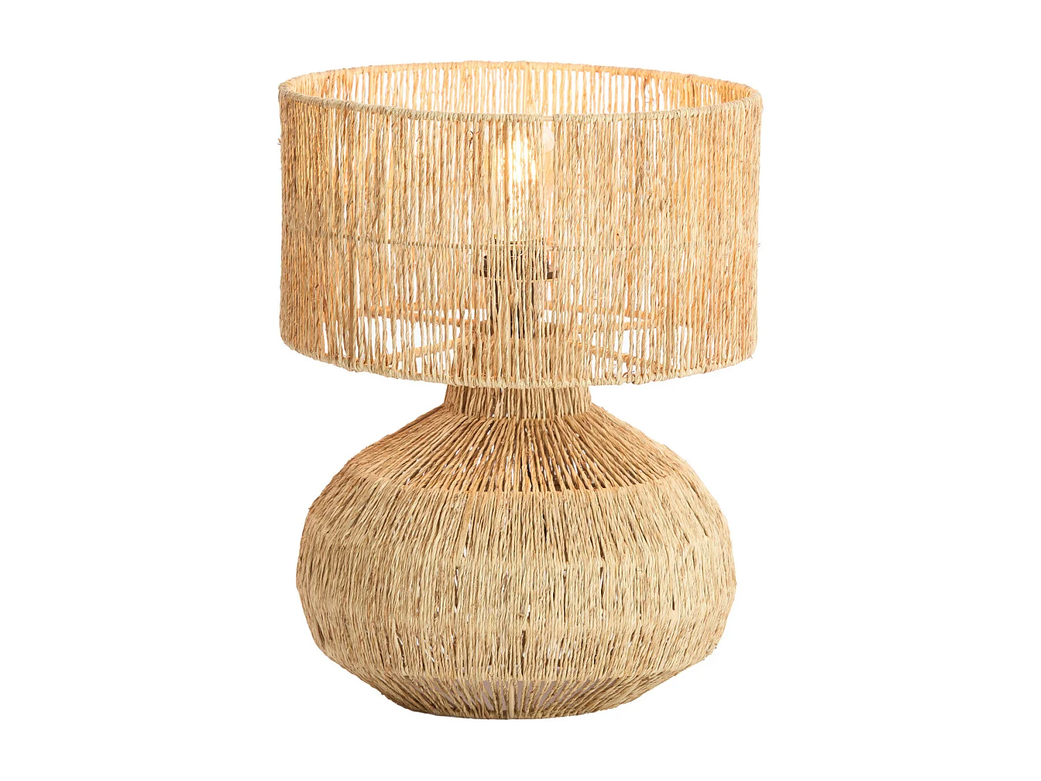 Lampe de table AROVA - Ø30x40 cm - Marron