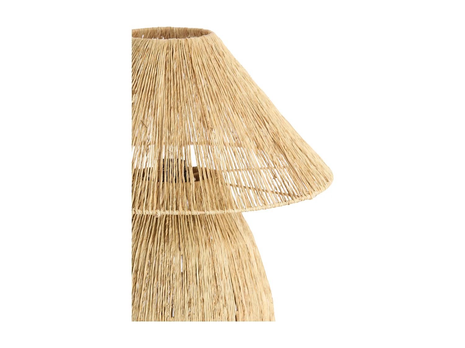 Lampe de table MARUVA - Ø40x55 cm - Marron