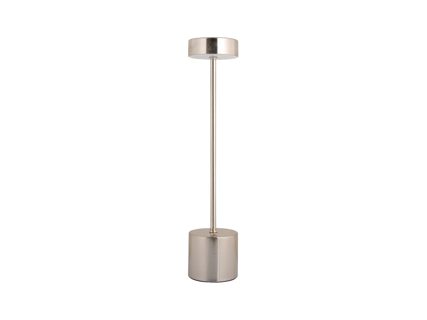 Tafellamp Ganar LED - 8x8x37.5 cm - Zilver