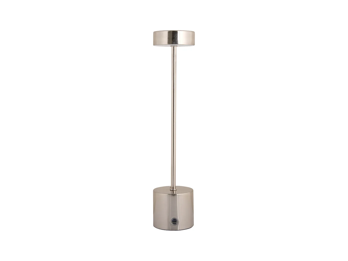 Ganar LED-Tischleuchte - 8x8x37,5 cm - Silber