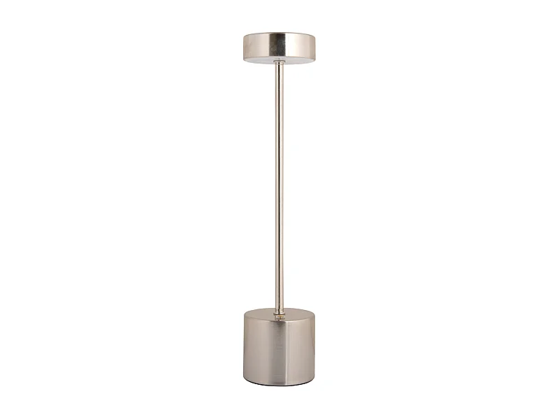 Tafellamp Ganar LED - 8x8x37.5 cm - Zilver