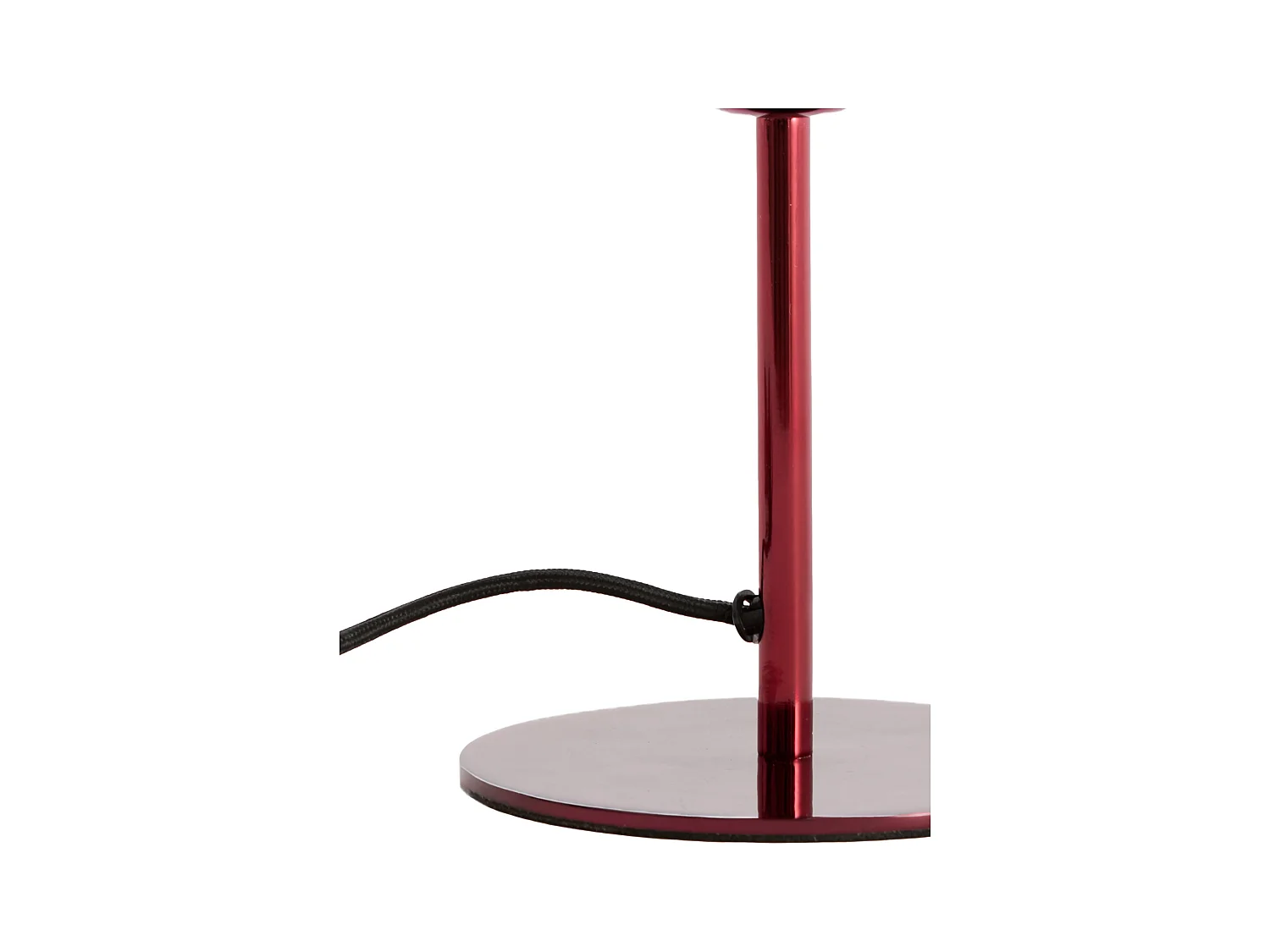 Lampe de table CEDILLO - Ø18x28 cm - Rouge