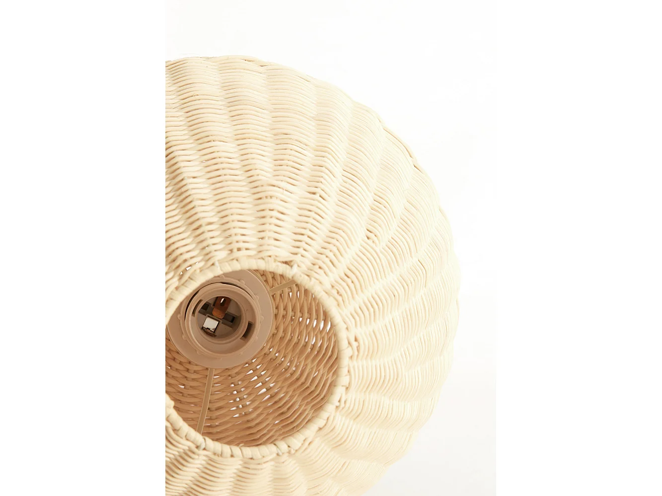 Lampe de table MAVON - Ø27,5x35 cm - Marron