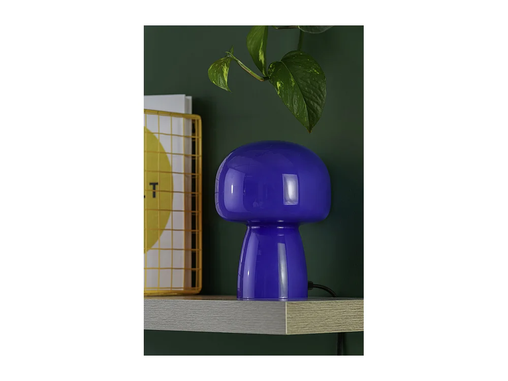 Lampe de table Fervor - 15x15x20 cm - Bleu